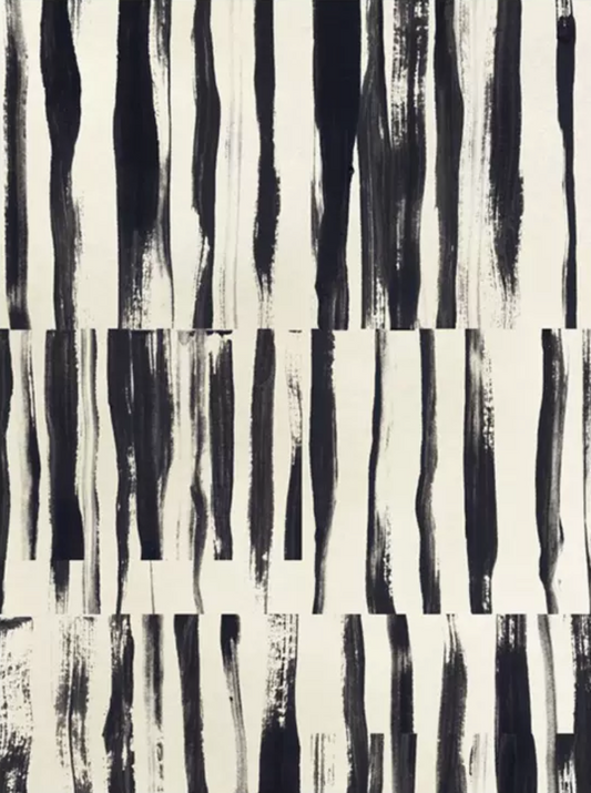 Minimalist black white art, Minimalist II, gallery wrapped canvas, Scandinavian design.