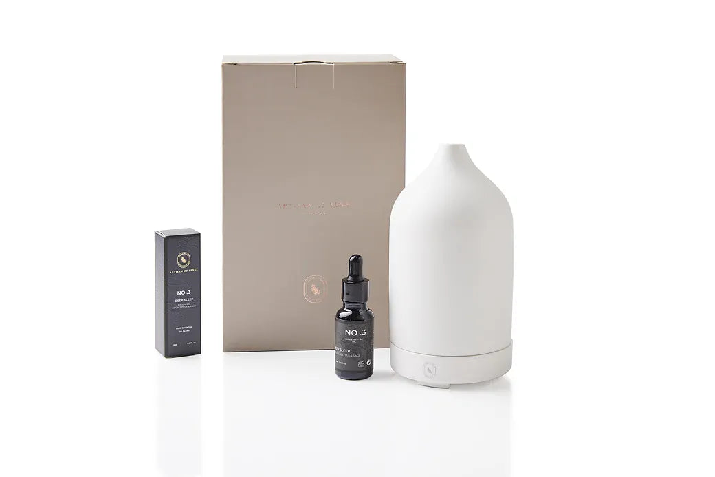 Aroma: Lavender Eucalyptus Sage for Deep Sleep. Aromatic essential oil for aromatherapy and wellness.