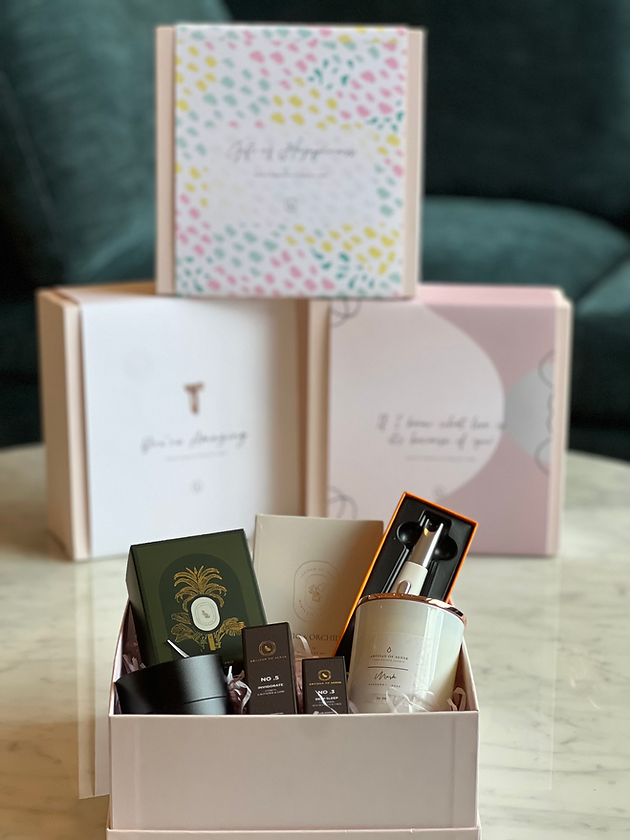Personalized gift box builder, perfect for creating thoughtful presents for special people in your life.