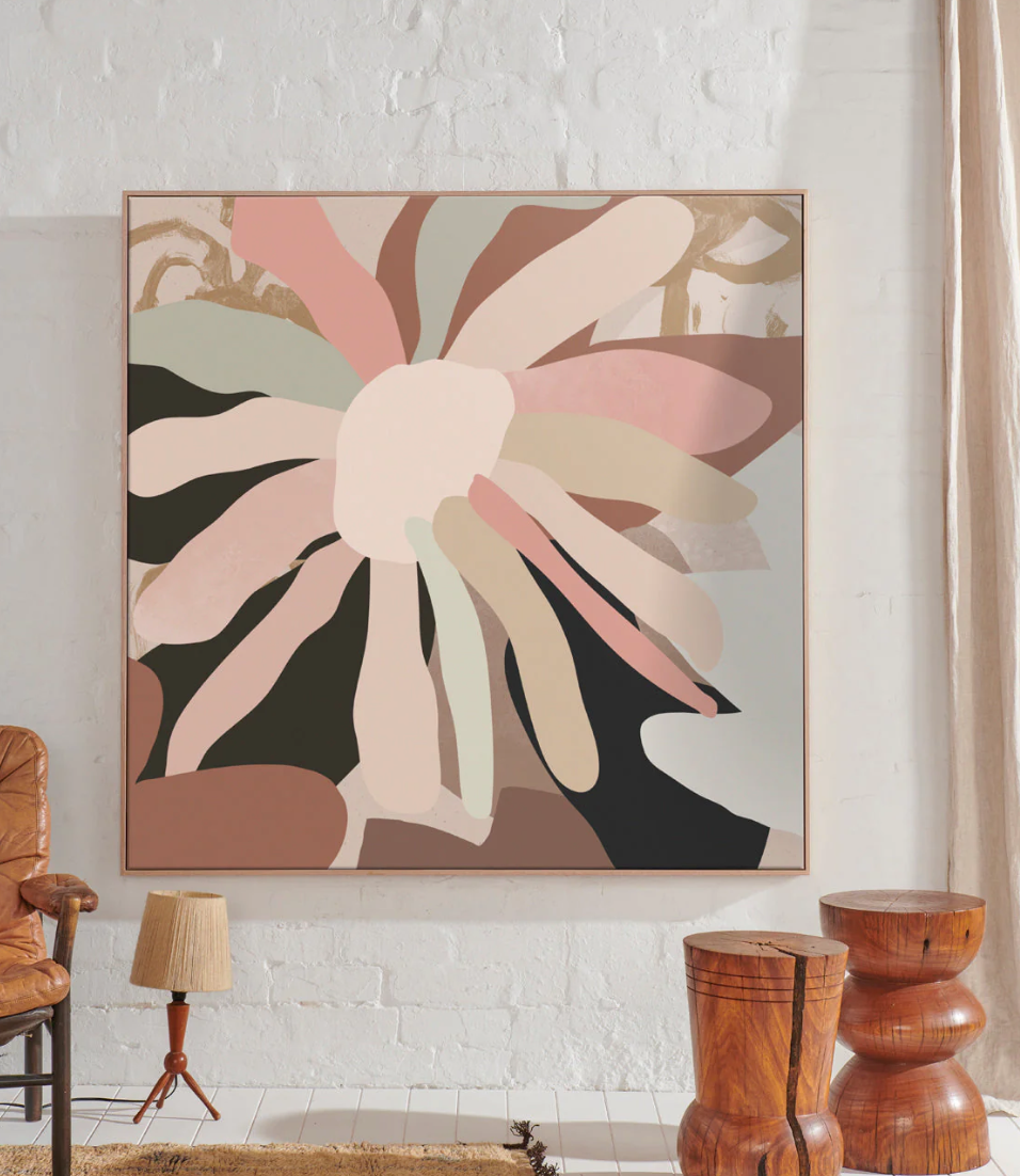 Spring III: Wall art canvas print, pre-framed, acid-free canvas, perfect for nature lovers.