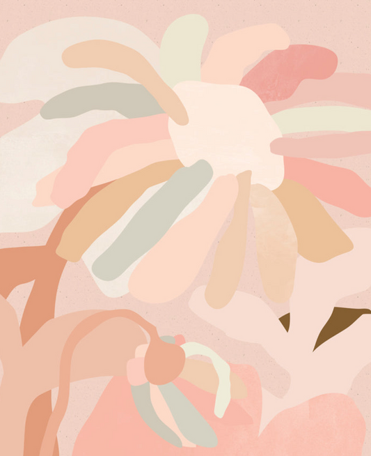 Spring VI: Floral wall art, professionally framed, easy installation, brightens space.