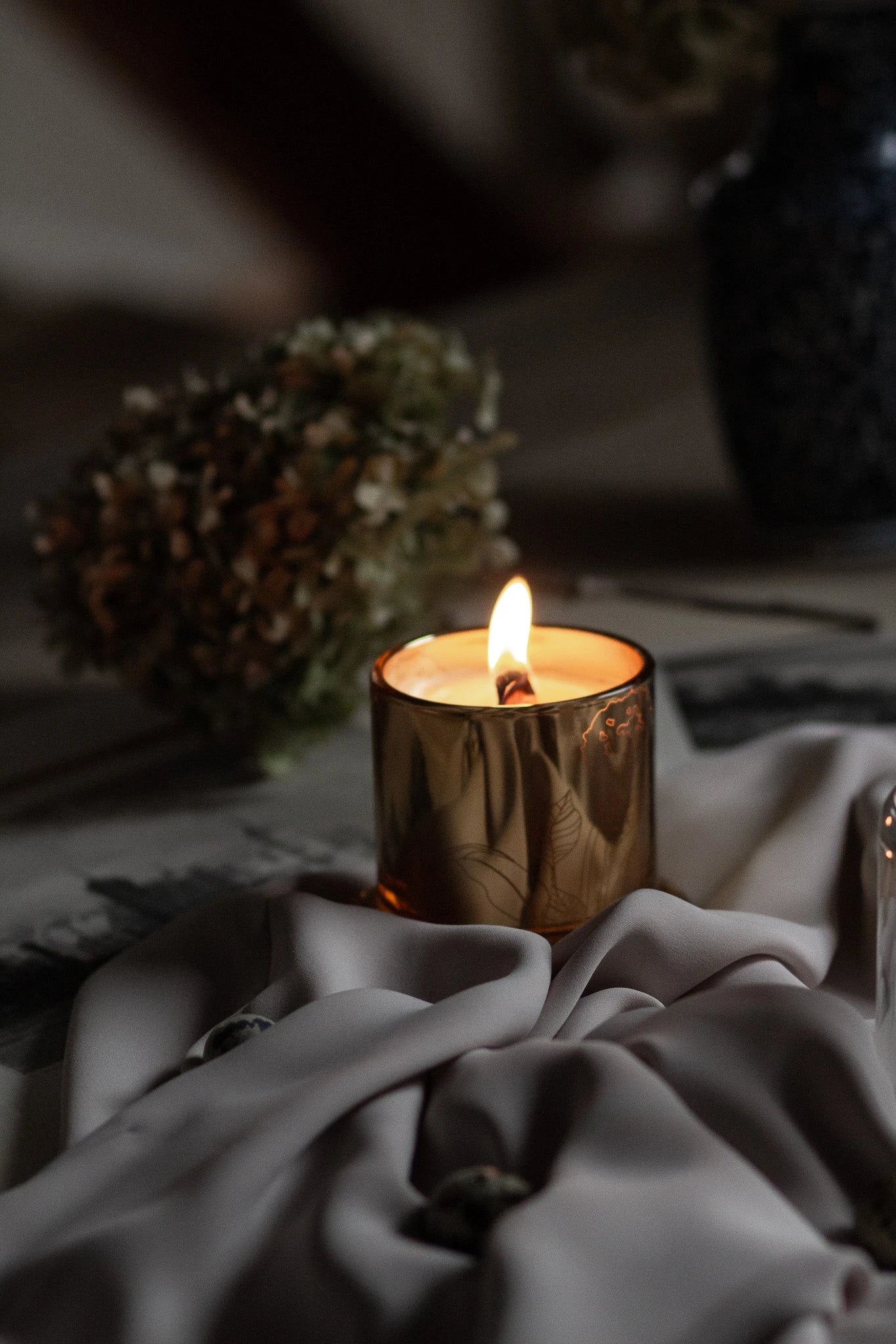 GLASS DOME CANDLES