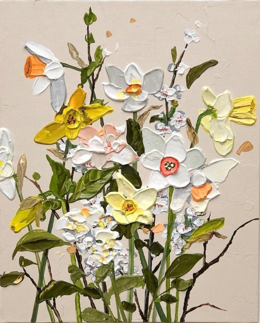 Handpainted Art. Floral painting. Nature-inspired. Wall Art Collection. Home Decoration. Best painting for home/house. Best painting for new home/house. 
