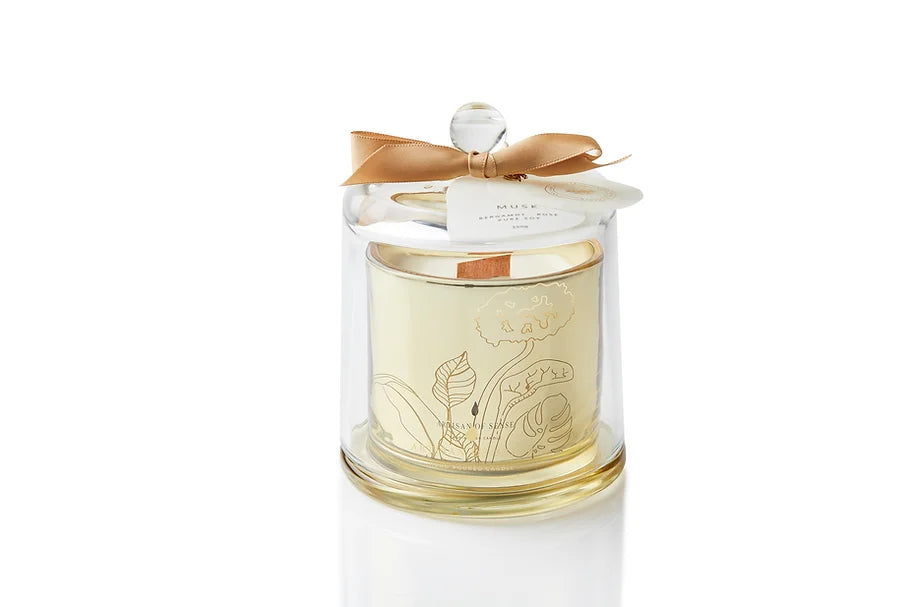 Scented Soy candles with wooden wicks. Natural fragrances. Lavender, Musk Bergamot Rose, Oud, Orange Blossom. Handcrafted in Singapore