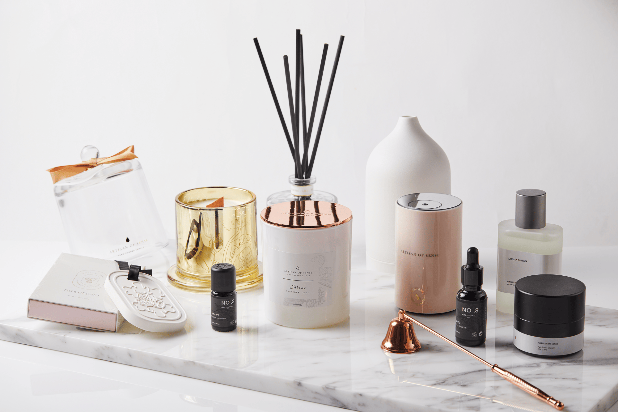 Artisan of Sense gift card for Singapore handcrafted candles, botanical mists and essential oil blends